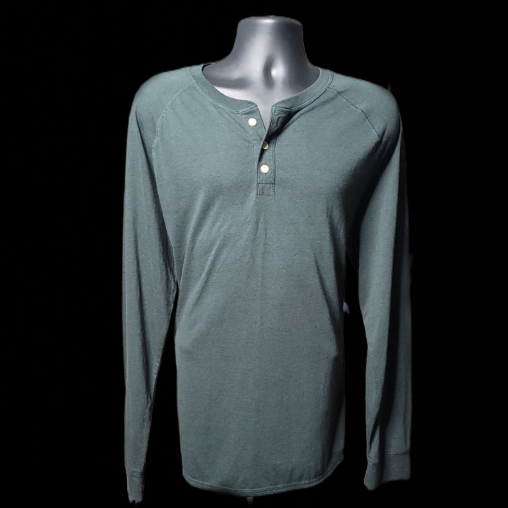 Men's Hunter Green Long sleeve T-shirt